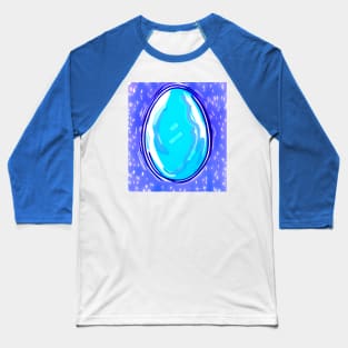 Colorful 90s Style Abstract Easter Egg (MD23ETR030) Baseball T-Shirt